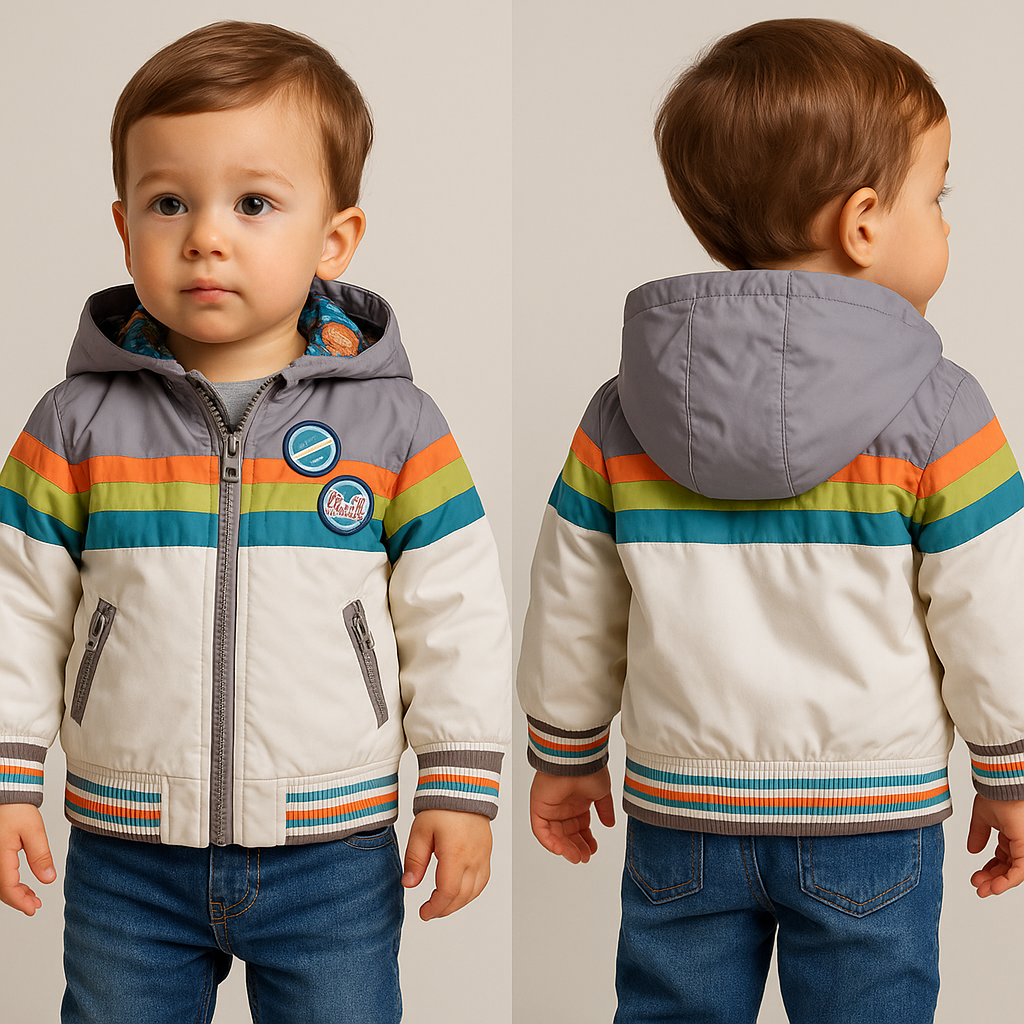 Manteau coupe-vent garçon 12 mois BOBOLI