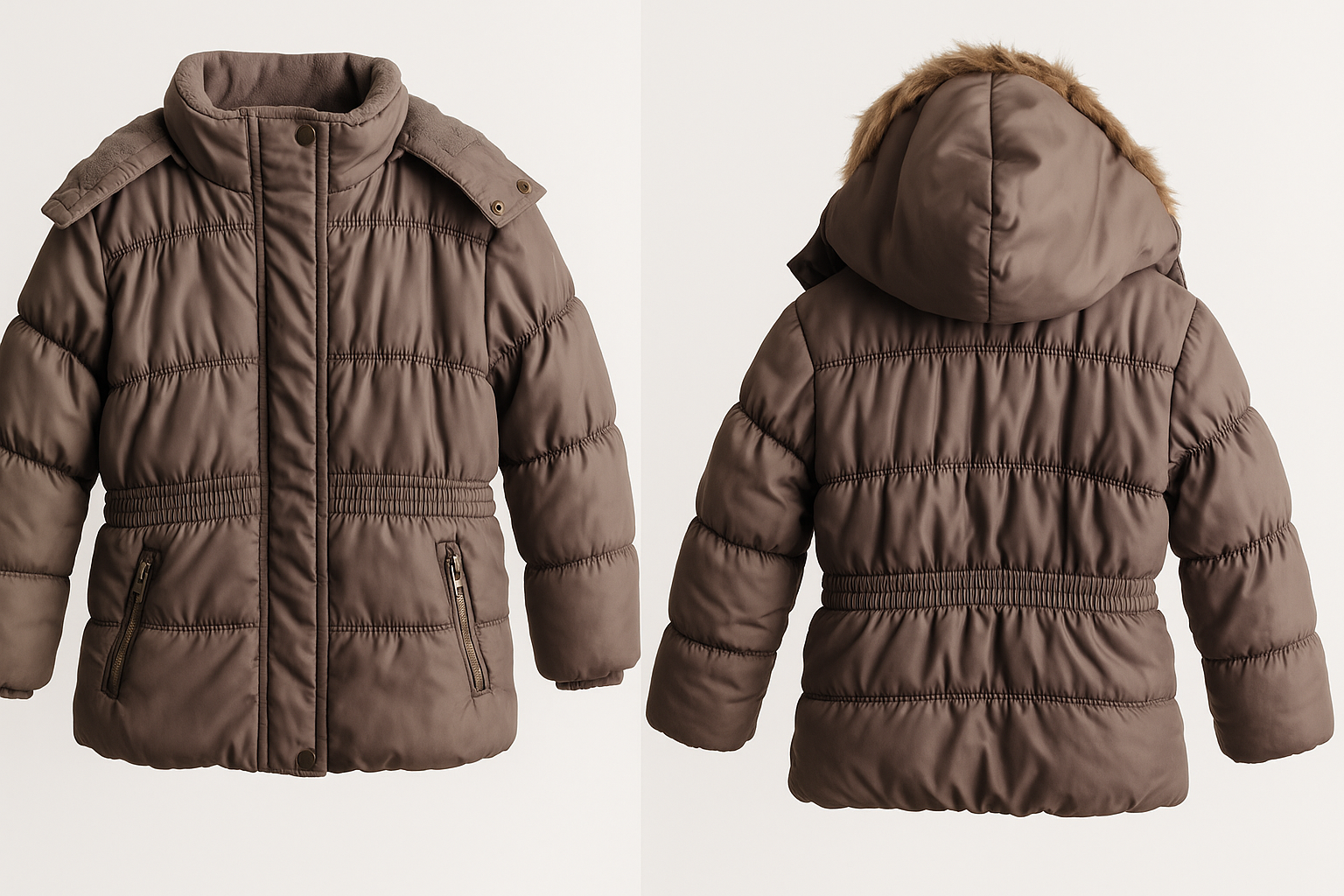 Manteau d’hiver fille Tissaia, taille 4 ans