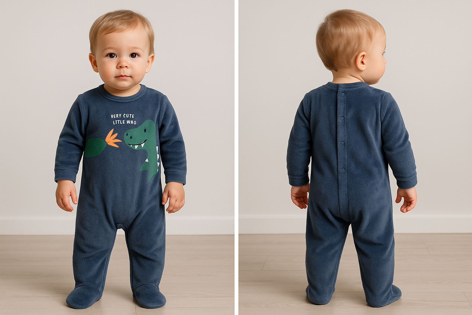 Pyjama garçon 3 mois bleu
