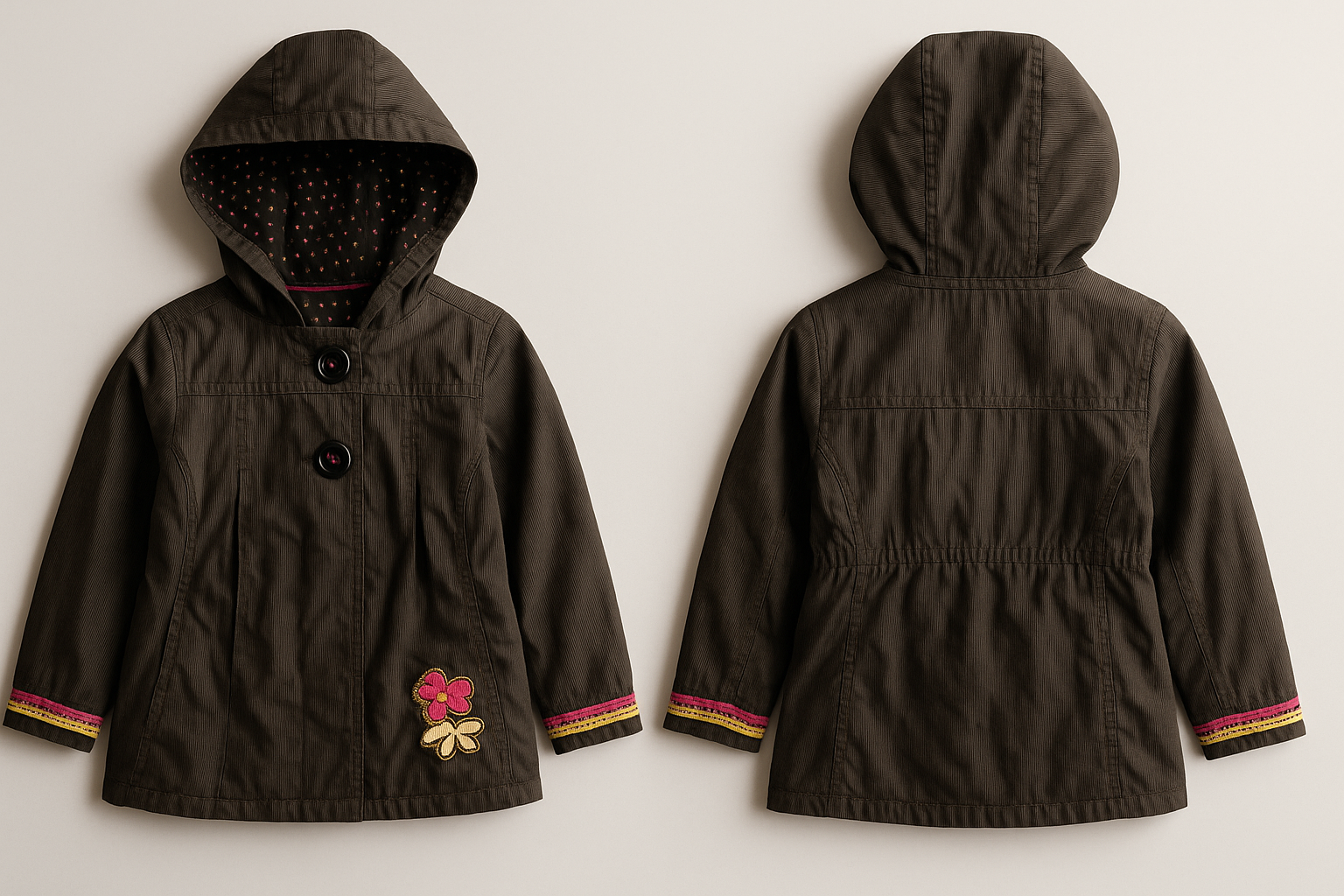 Manteau fille Orchestra – Taille 4 ans