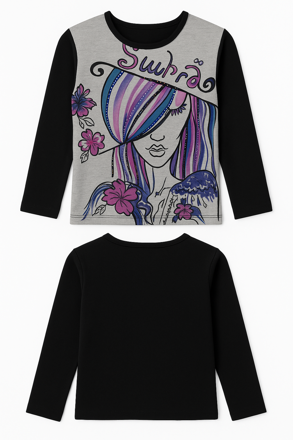 Haut fille seconde main 5-6 ans