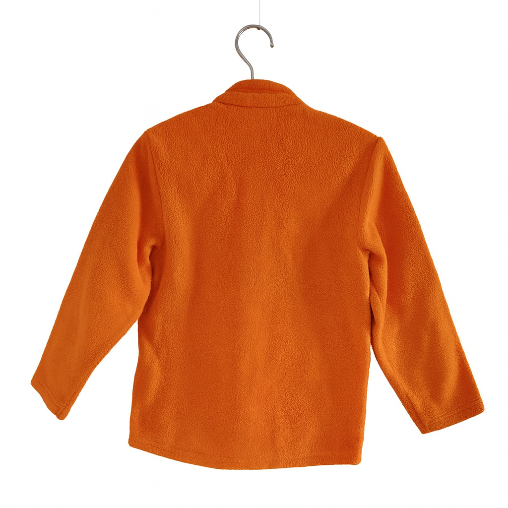 Pull polaire orange fille 4 ans