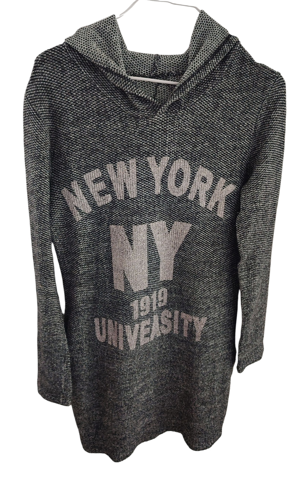 Robe à capuche grise seconde main, 14 ans