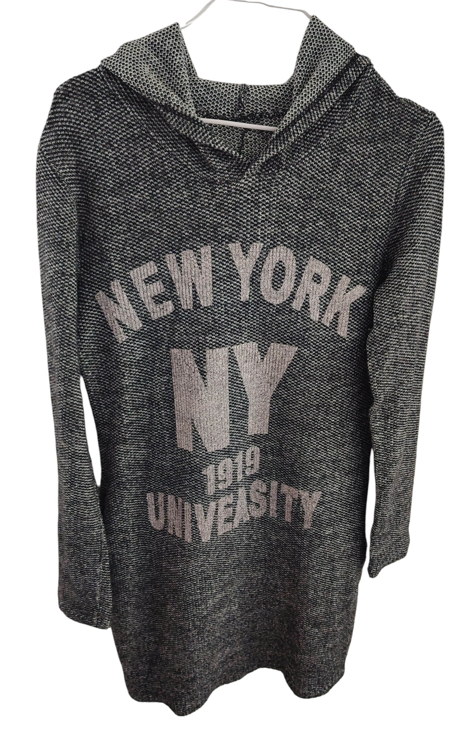 Robe à capuche grise seconde main, 14 ans