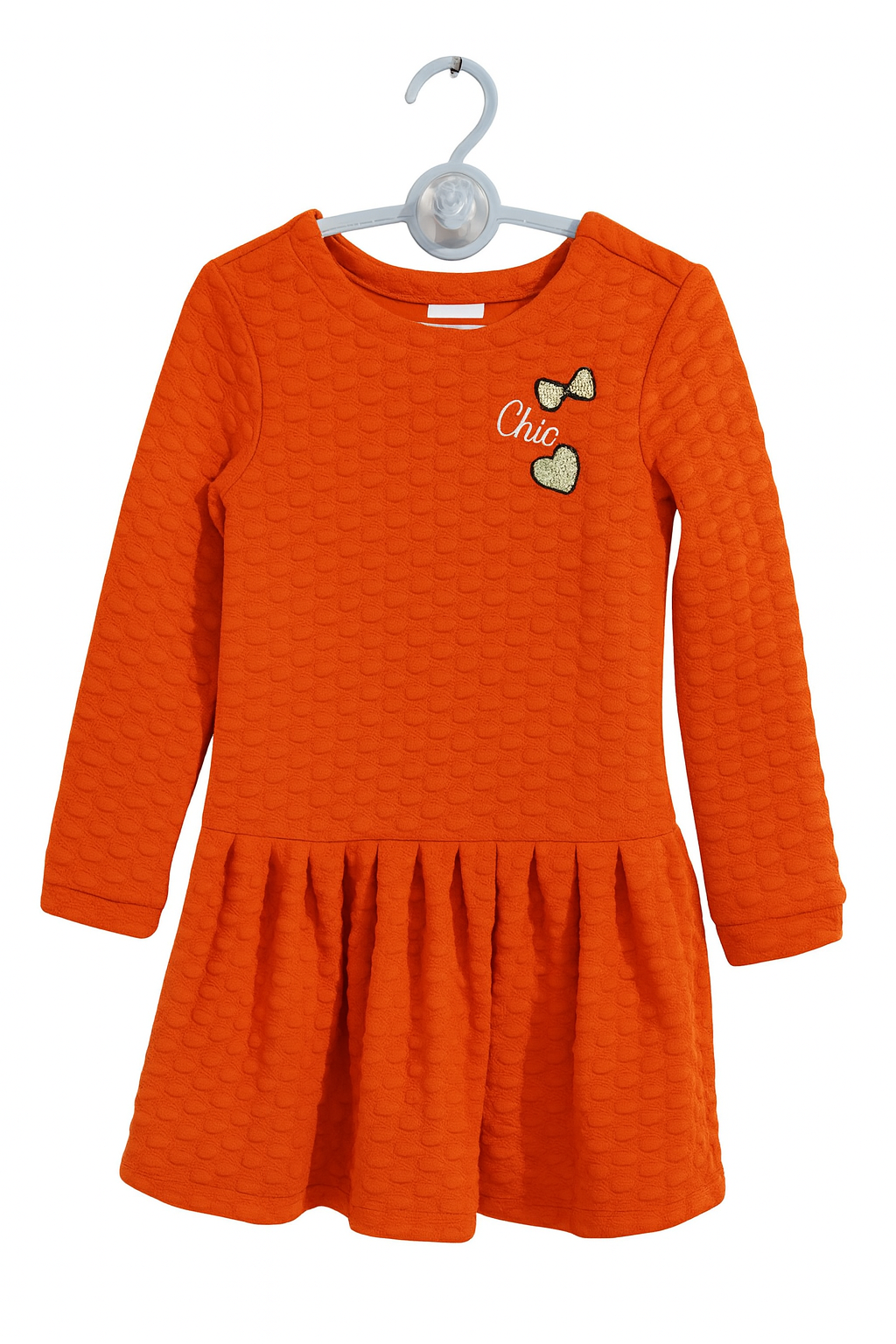 Robe fille orange orchestra 10 ans