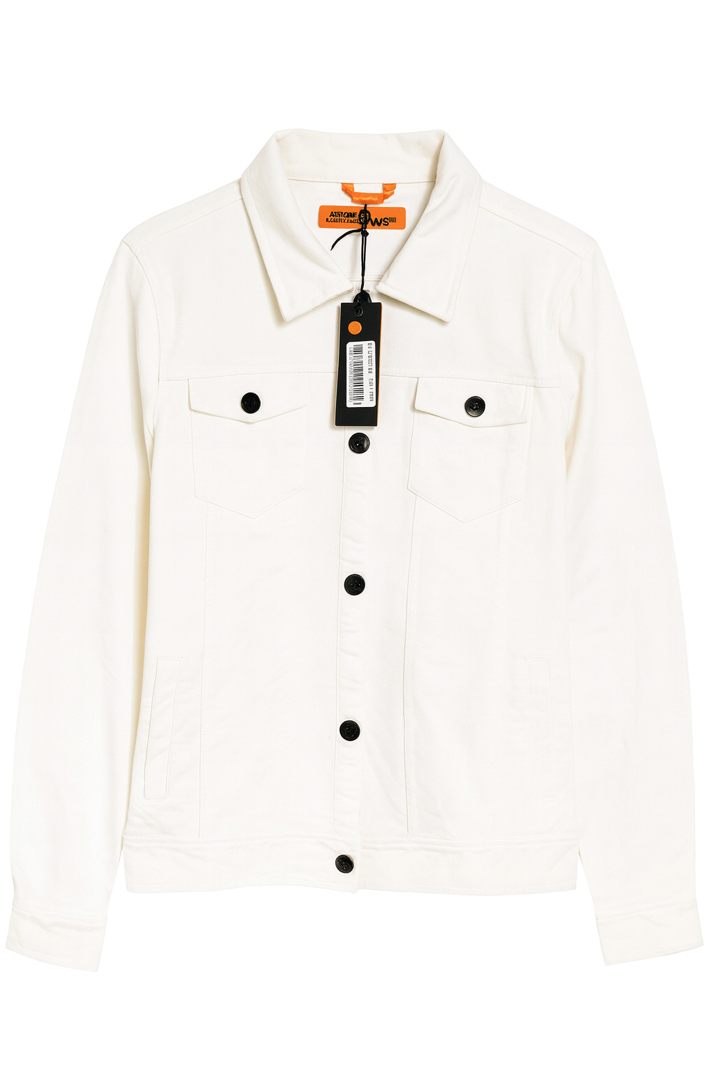 Gilet en jean blanc cassé OVKS XL