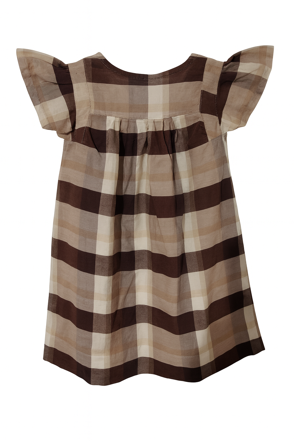 Robe à carreaux fille – 3 ans.