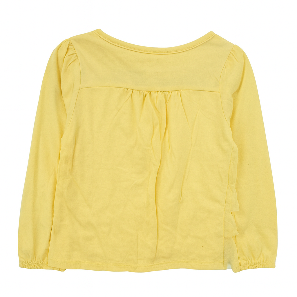 Haut fille jaune 3 ans