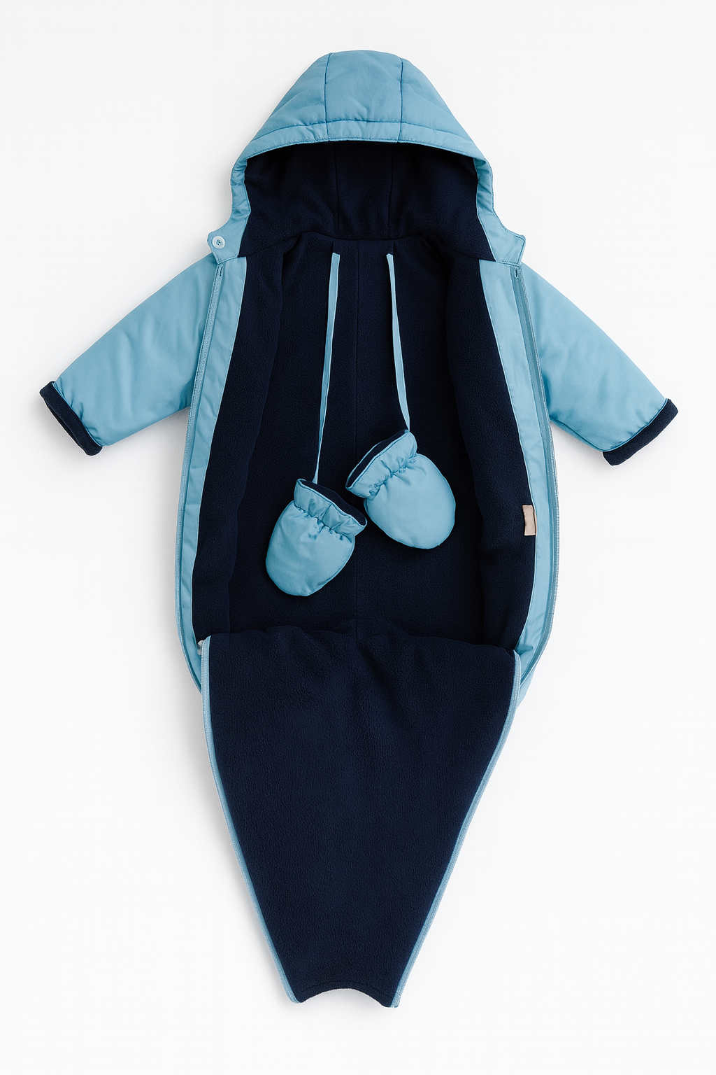 Combinaison pilote bleue pour bébé,  6 mois