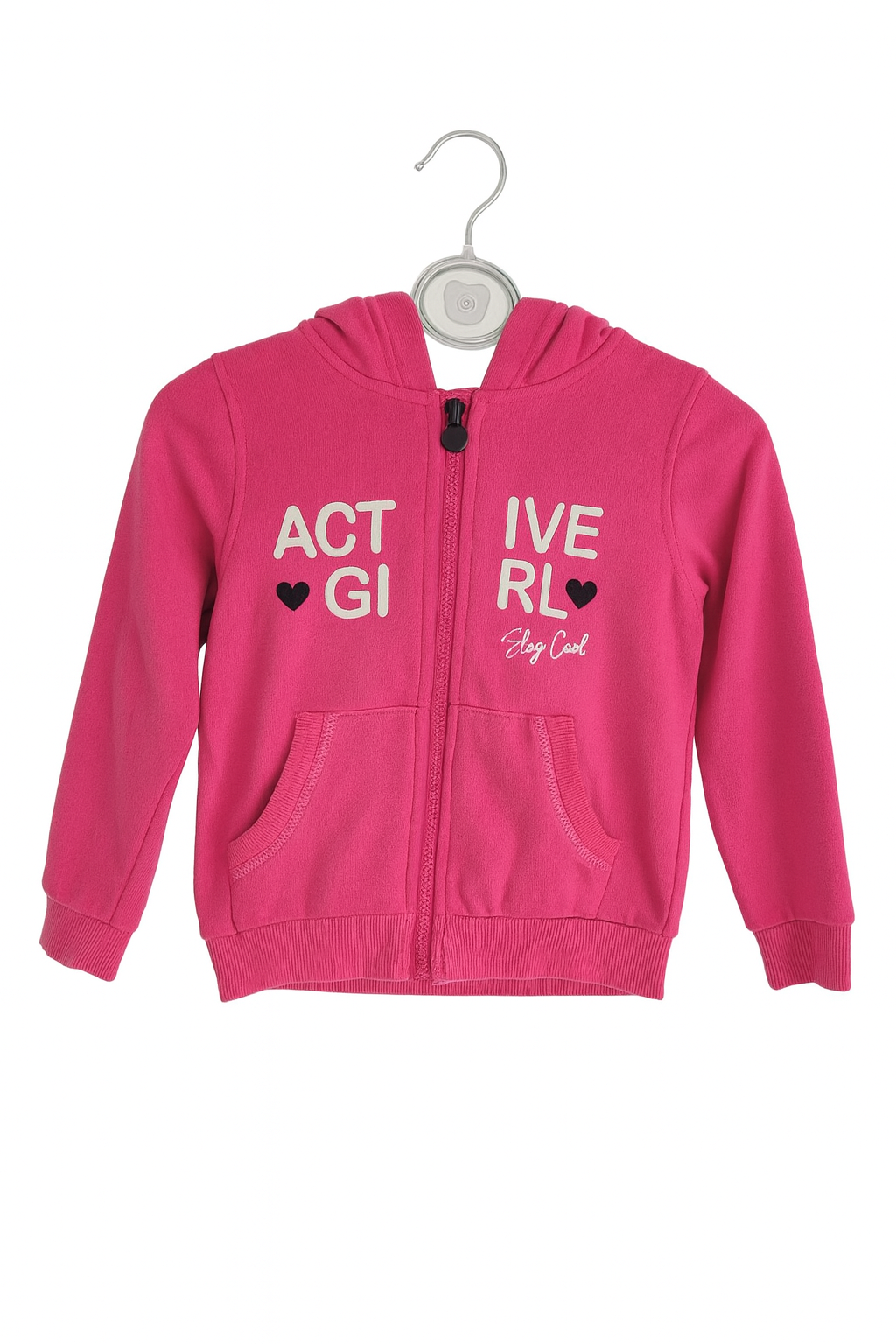 Gilet sweat à capuche fille 4 ans