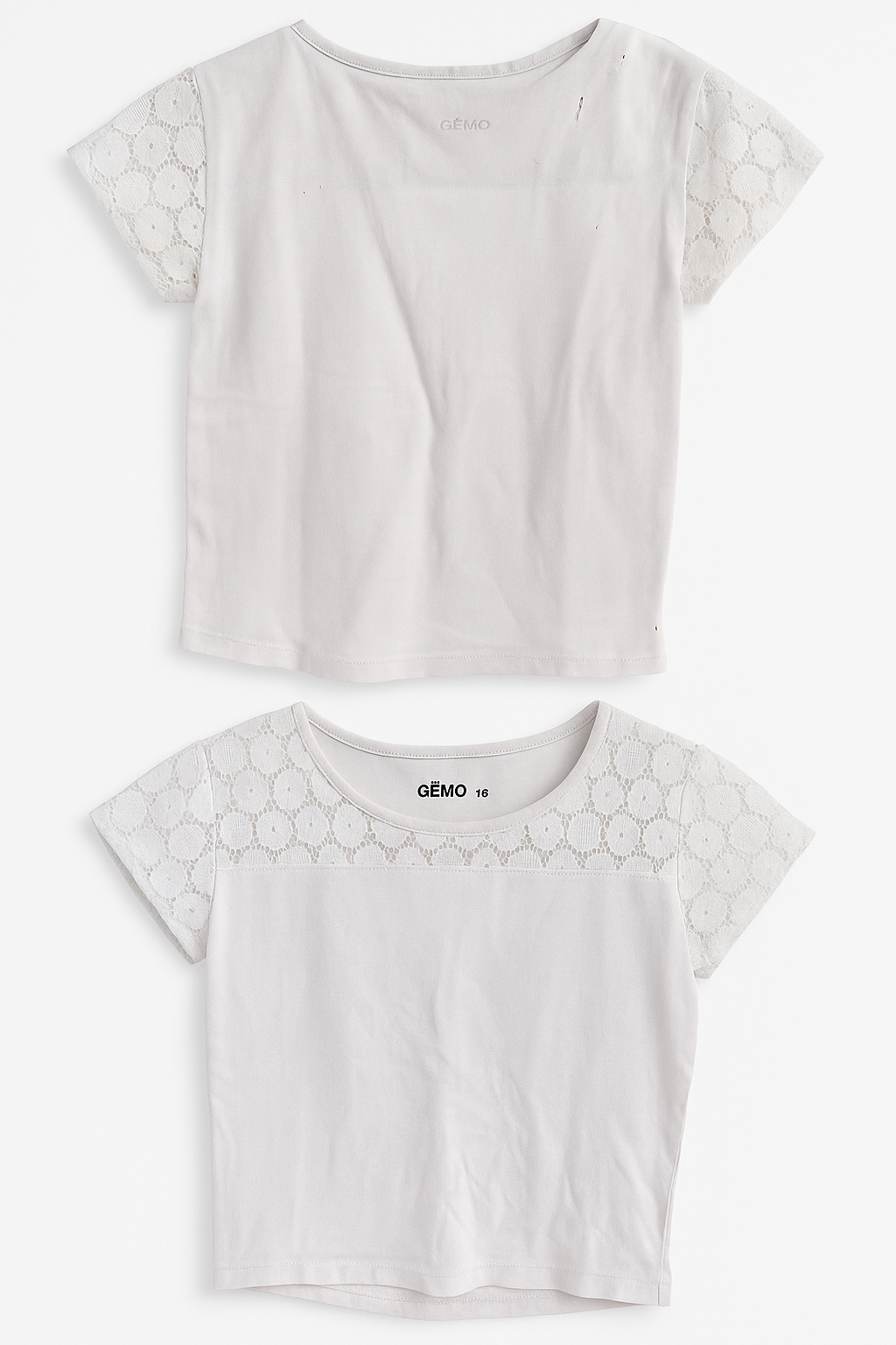 Haut fille blanc Gémo 6 ans