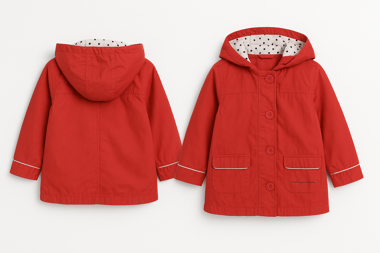 Joli manteau rouge fille 4 ans ORCHESTRA