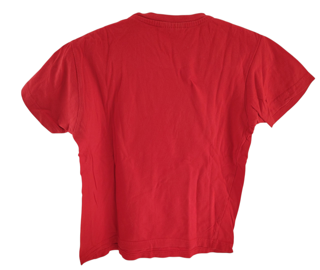 T-shirt rouge fille 6-8 ans