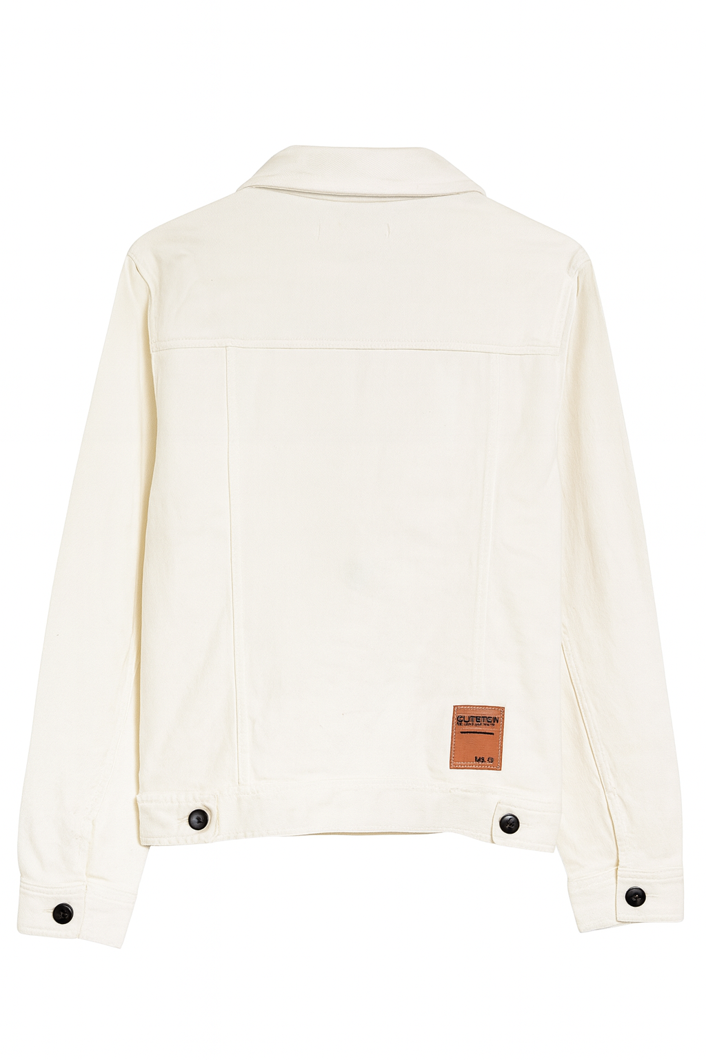 Gilet en jean blanc cassé OVKS XL