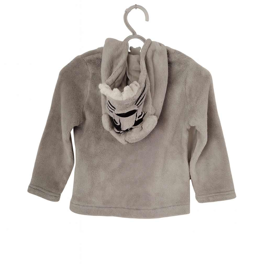 Gilet polaire gris fille 4 ans Kiabi