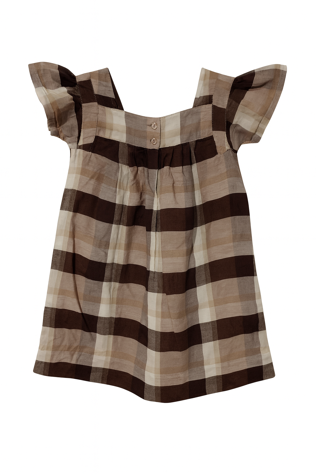 Robe à carreaux fille – 3 ans.