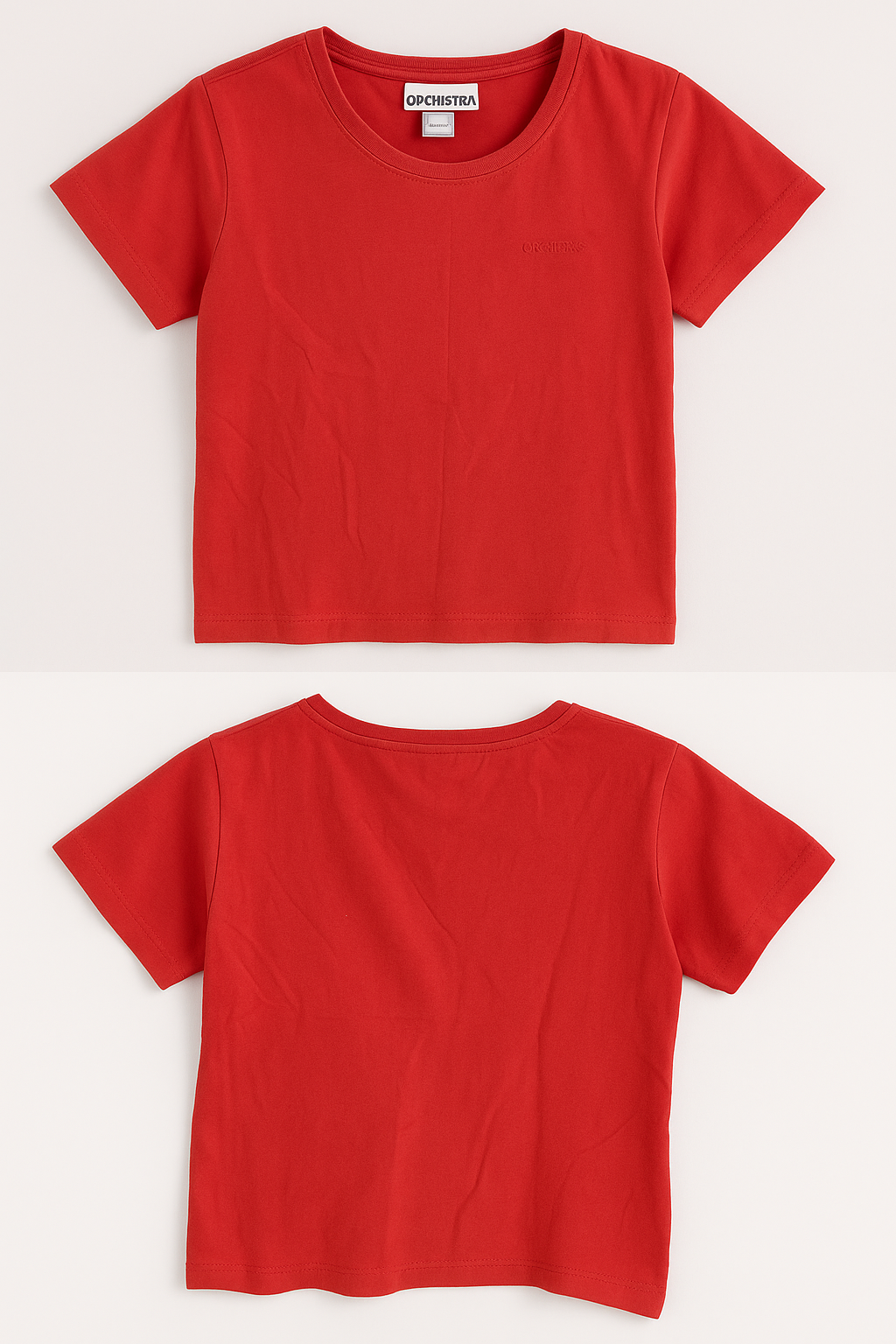 T-shirt fille Orchestra rouge, 6 ans